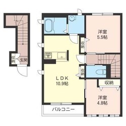 五井駅 徒歩8分 2階の物件間取画像